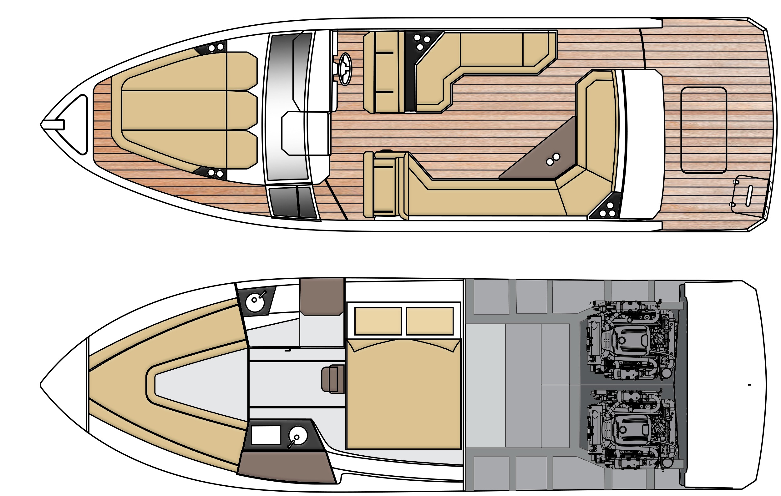 Armatti 340 Solarium: novo barco de 34 pés é lançado por estaleiro catarinense